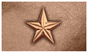 DNSEMP-C-430-CP-BZ Star Copper-Bronze